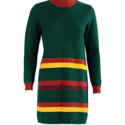 Jurk "Keep On Looking" Groen/meerkleurig