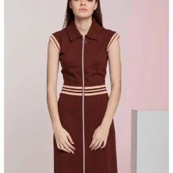 Jurk "Oops, Up Side Your Head" Bruin -Exporteren Mooie Look Winkel 4funkyflavours jurk oops up side your head bruin 3