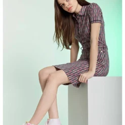 Jurk "Together Forever" Paars -Exporteren Mooie Look Winkel 4funkyflavours jurk together forever paars 2