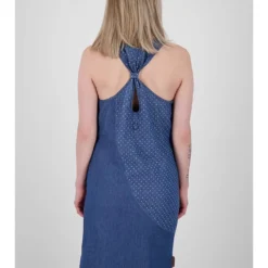 Jurk "Came" Blauw -Exporteren Mooie Look Winkel alife and kickin jurk came blauw 2