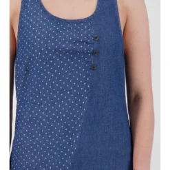 Jurk "Came" Blauw -Exporteren Mooie Look Winkel alife and kickin jurk came blauw 3