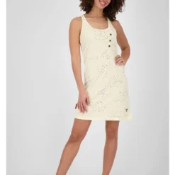 Jurk "Camy" Crème -Exporteren Mooie Look Winkel alife and kickin jurk camy creme 2