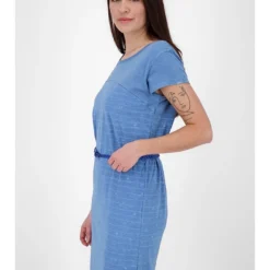 Jurk "Clarice" Blauw -Exporteren Mooie Look Winkel alife and kickin jurk clarice blauw 2