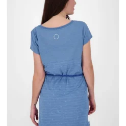 Jurk "Clarice" Blauw -Exporteren Mooie Look Winkel alife and kickin jurk clarice blauw 3