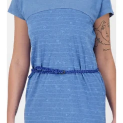 Jurk "Clarice" Blauw -Exporteren Mooie Look Winkel alife and kickin jurk clarice blauw 4