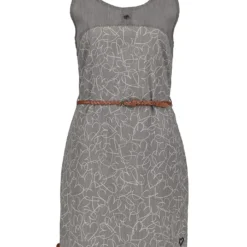 Jurk "Doia" Grijs -Exporteren Mooie Look Winkel alife and kickin jurk doia grijs 5