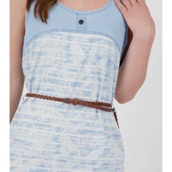 Jurk "Doia" Lichtblauw -Exporteren Mooie Look Winkel alife and kickin jurk doia lichtblauw 4