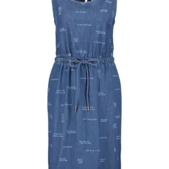 Jurk "Doja" Blauw -Exporteren Mooie Look Winkel alife and kickin jurk doja blauw 5