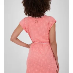 Jurk "Ellen" Abrikooskleurig -Exporteren Mooie Look Winkel alife and kickin jurk ellen abrikooskleurig 2