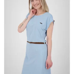 Jurk "Elli" Lichtblauw -Exporteren Mooie Look Winkel alife and kickin jurk elli lichtblauw 2