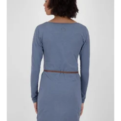 Jurk "Ellin" Blauw -Exporteren Mooie Look Winkel alife and kickin jurk ellin blauw 3