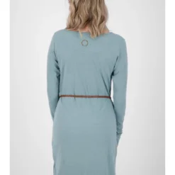 Jurk "Ellin" Blauwgrau -Exporteren Mooie Look Winkel alife and kickin jurk ellin blauwgrau 3