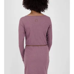 Jurk "Ellin" Paars -Exporteren Mooie Look Winkel alife and kickin jurk ellin paars 3