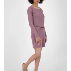 Jurk "Ellin" Paars -Exporteren Mooie Look Winkel alife and kickin jurk ellin paars 5