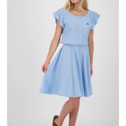 Jurk "Isabella" Lichtblauw -Exporteren Mooie Look Winkel alife and kickin jurk isabella lichtblauw 4