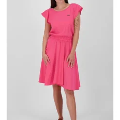 Jurk "Isabella" Roze -Exporteren Mooie Look Winkel alife and kickin jurk isabella roze 4