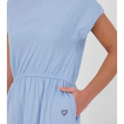 Jurk "Shally" Lichtblauw -Exporteren Mooie Look Winkel alife and kickin jurk shally lichtblauw 4