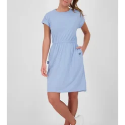 Jurk "Shally" Lichtblauw -Exporteren Mooie Look Winkel alife and kickin jurk shally lichtblauw 5