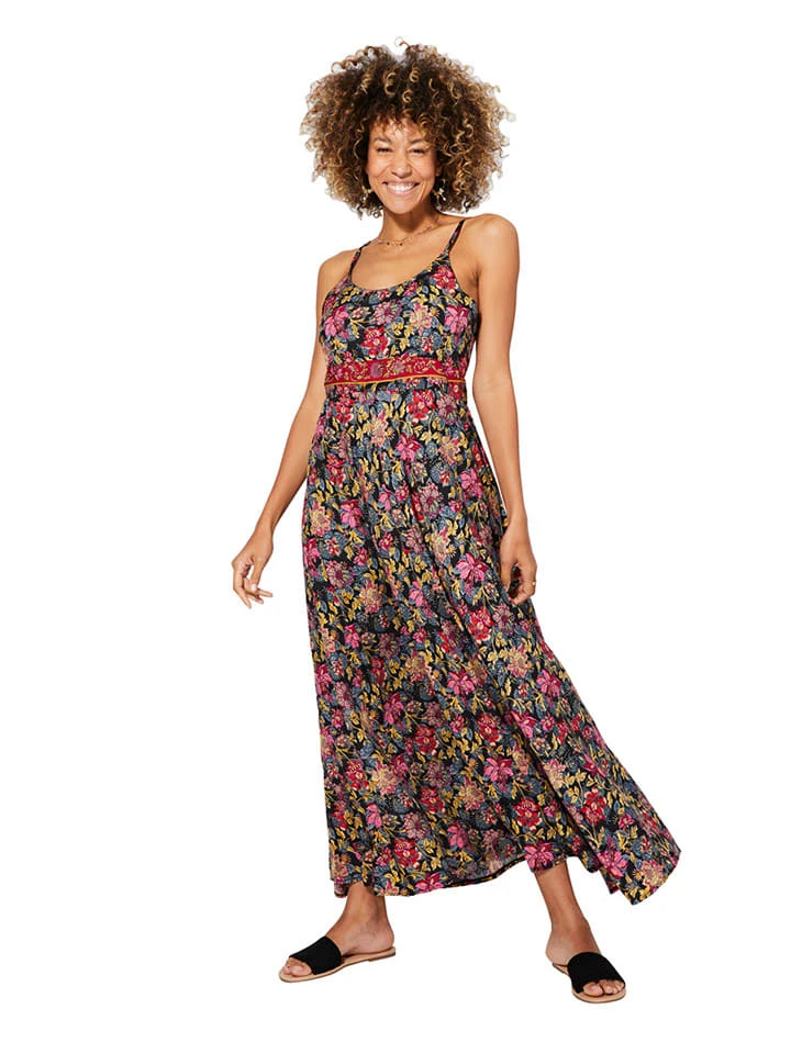 Jurk Zwart/geel/rood 1 Jurk Zwart/geel/rood