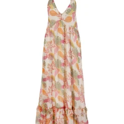 Jurk Beige/lichtroze