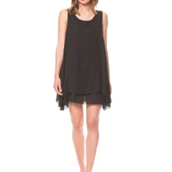 Jurk "Kalia" Zwart -Exporteren Mooie Look Winkel assuili jurk kalia zwart 2