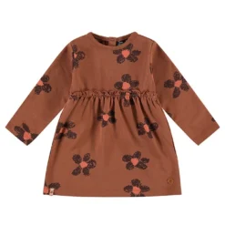 Jurk Lichtbruin/antraciet