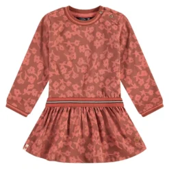 Jurk Lichtbruin/roze