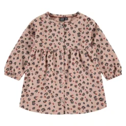 Jurk Lichtroze/antraciet