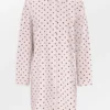 Becksöndergaard Jurk "Dot Cora" Lichtroze/meerkleurig