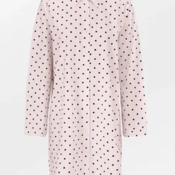 Becksöndergaard Jurk "Dot Cora" Lichtroze/meerkleurig