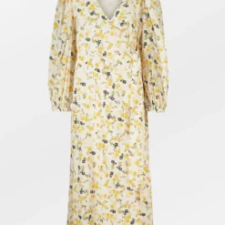 Becksöndergaard Jurk "Eloisa" Geel/meerkleurig