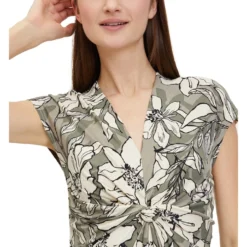 Betty Barclay Jurk Beige/kaki -Exporteren Mooie Look Winkel betty barclay jurk beige kaki 4