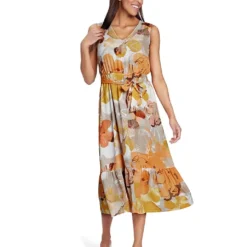 Betty Barclay Jurk Beige/oranje -Exporteren Mooie Look Winkel betty barclay jurk beige oranje 2