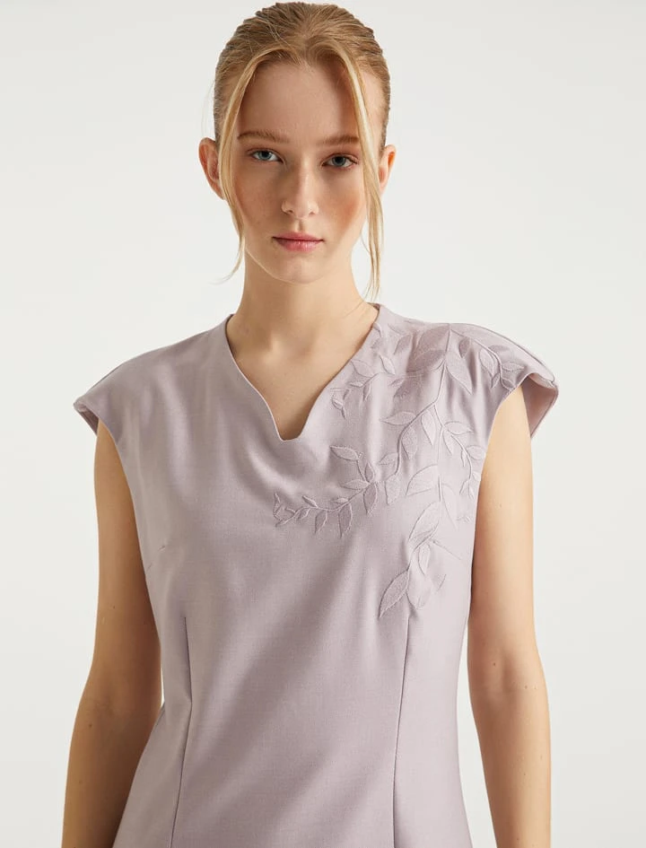 Jurk Lavendelkleurig 5 Jurk Lavendelkleurig - Afbeelding 5