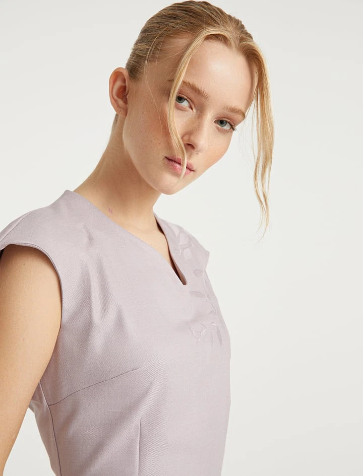 Jurk Lavendelkleurig 6 Jurk Lavendelkleurig - Afbeelding 6