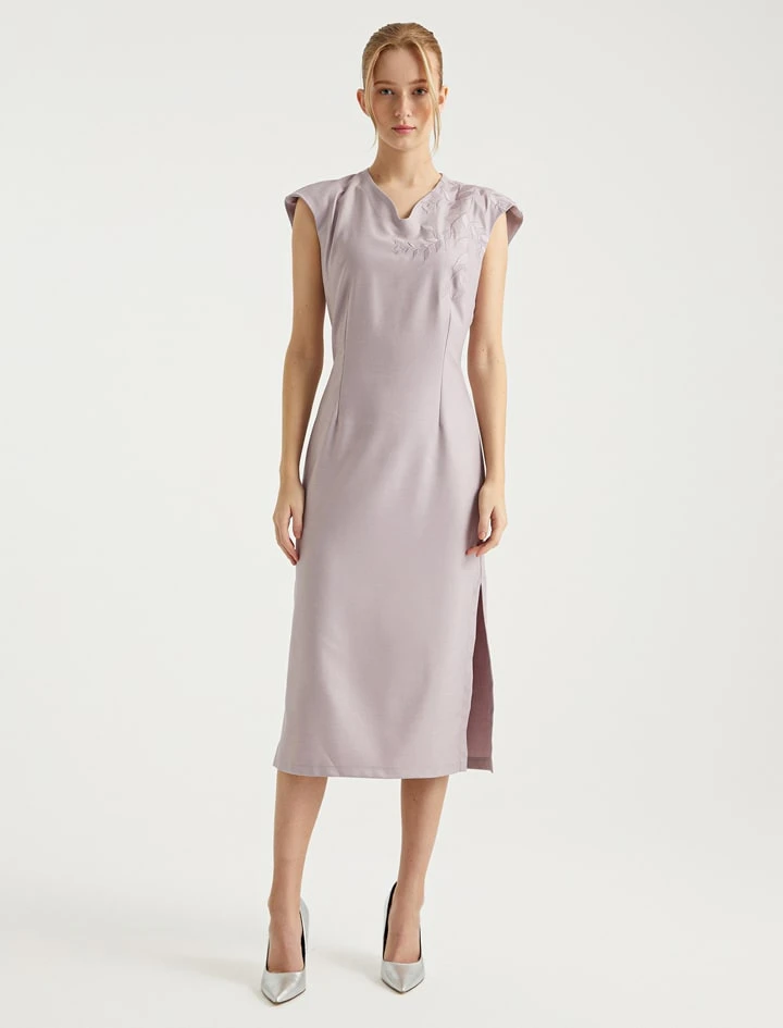 Jurk Lavendelkleurig 1 Jurk Lavendelkleurig