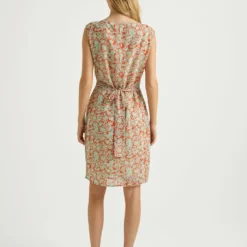 Jurk Lichtgroen/oranje -Exporteren Mooie Look Winkel bgn jurk lichtgroen oranje 3