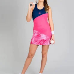 BIDI BADU Functionele Jurk "Kali" Roze/donkerblauw -Exporteren Mooie Look Winkel bidi badu functionele jurk kali roze donkerblauw 2