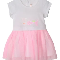 Billieblush Jurk Lichtroze/wit