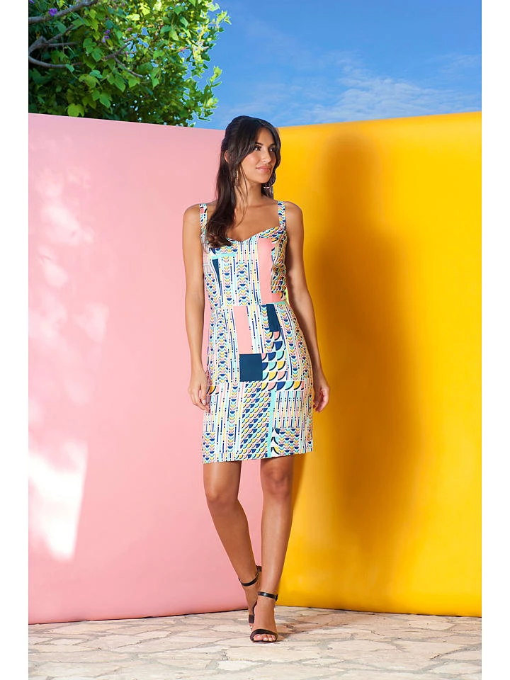 Jurk "Athena" Meerkleurig 3 Jurk "Athena" Meerkleurig - Afbeelding 3