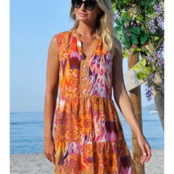 Jurk "Bombay" Oranje