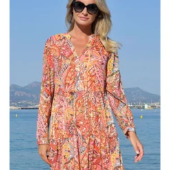 Jurk "Janeiro" Oranje