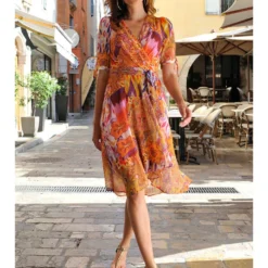 Jurk "Jodhpur" Oranje