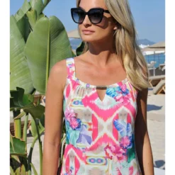 Jurk "Maui" Roze -Exporteren Mooie Look Winkel bleu dazur jurk maui roze 2