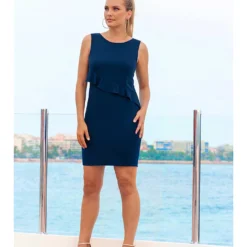 Jurk "Palace" Donkerblauw -Exporteren Mooie Look Winkel bleu dazur jurk palace donkerblauw 3