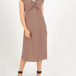 Blutsgeschwister Jurk "Kap Knot Diva Om Shanti" Lichtbruin