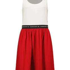 Jurk "Jodieak" Wit/rood