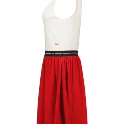Jurk "Jodieak" Wit/rood -Exporteren Mooie Look Winkel canadian peak jurk jodieak wit rood 3