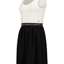 Jurk "Jodieak" Wit/zwart -Exporteren Mooie Look Winkel canadian peak jurk jodieak wit zwart 2