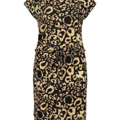 CARTOON Jurk Zwart/bruin